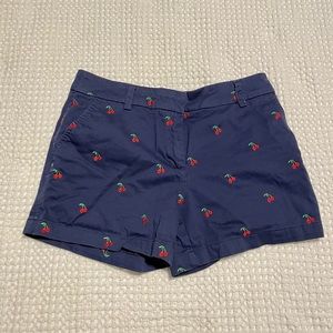 British khaki, size 2 navy shorts